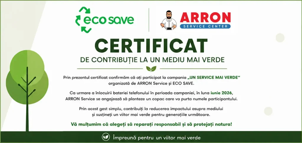 Arron Service lansează campania de colectare și reciclare baterii iPhone responsabilă