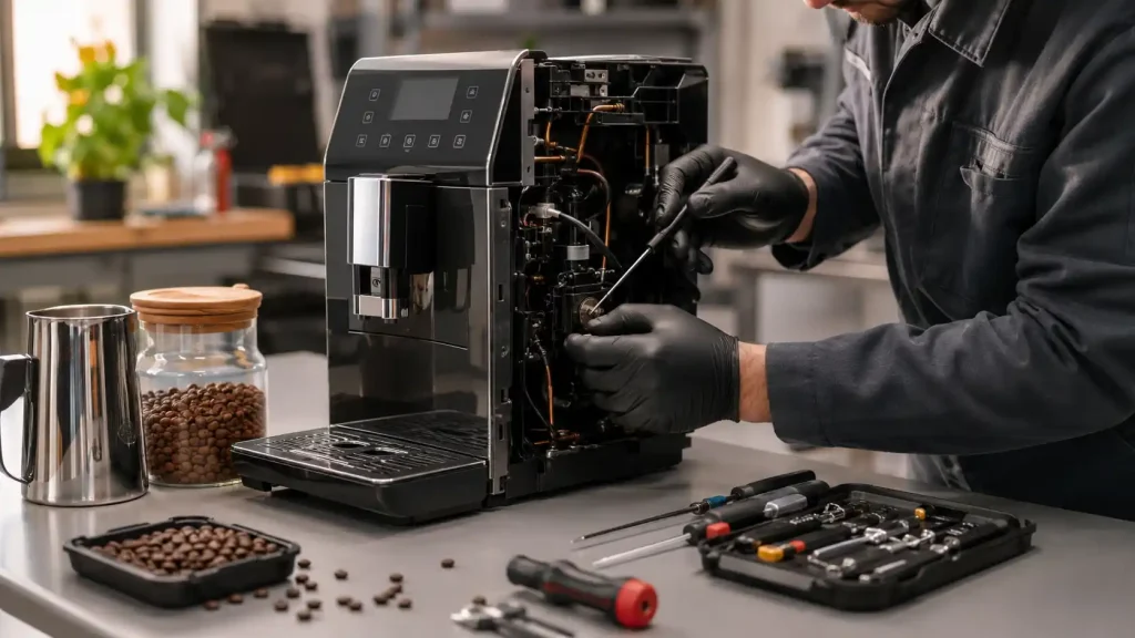 Cumpar service reparatii aparate de cafea Chisinau